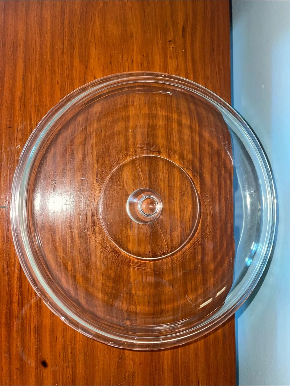 Vintage Corning Pyrex 624-C Clear Glass Replacement Lid 8.25